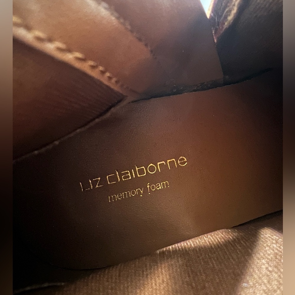 Liz Claiborne Camel Brown Roundup Riding Boots 6 - Picture 7 of 8